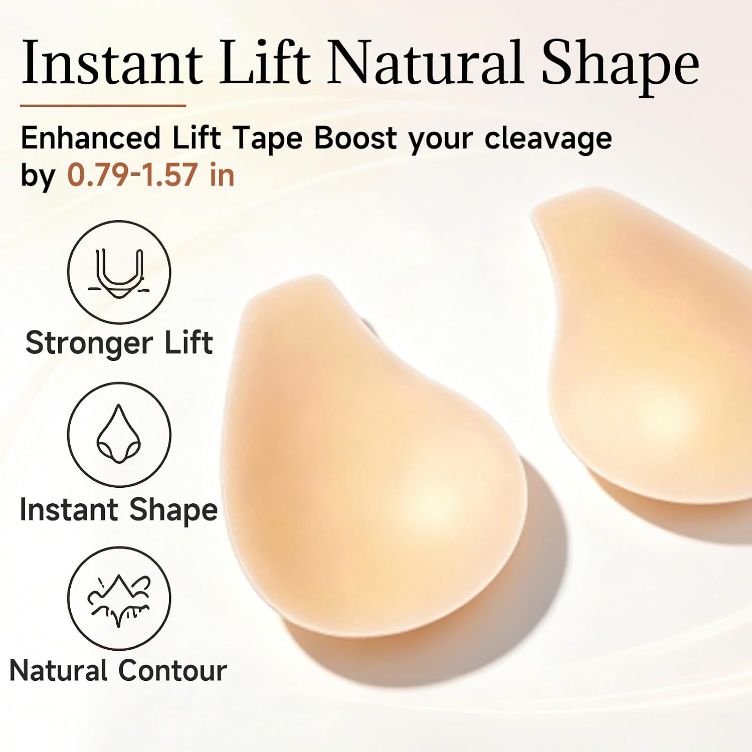 Silicone Nipple Covers Adhesiv - огляд і ціна Push Up Bra Padded