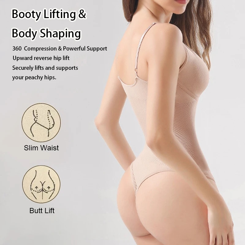 Women's Backless Bodysuit Shap - огляд і ціна Seamless Underwear Women